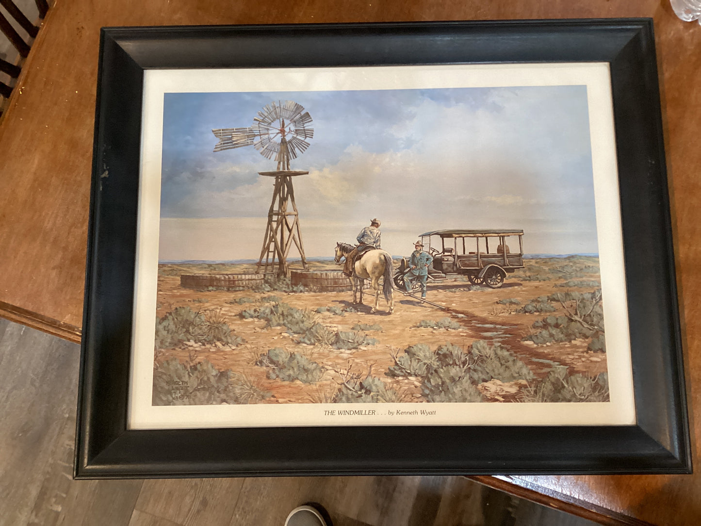 Kenneth Wyatt “The Windmiller” Framed Print