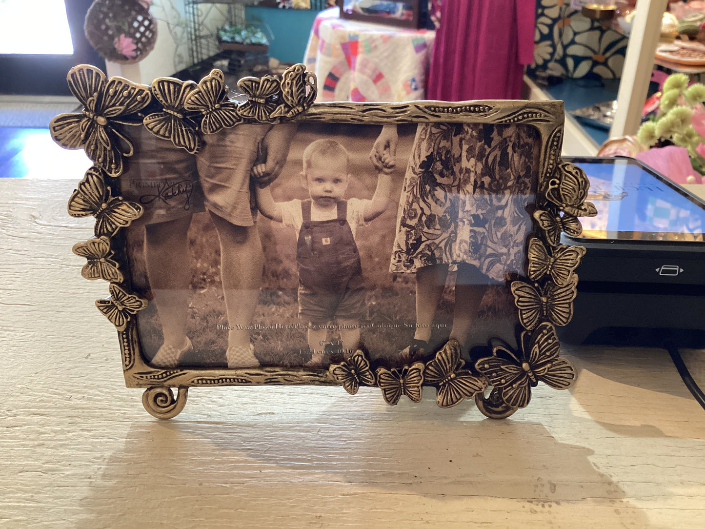 Photo Frame - Gold Butterflies