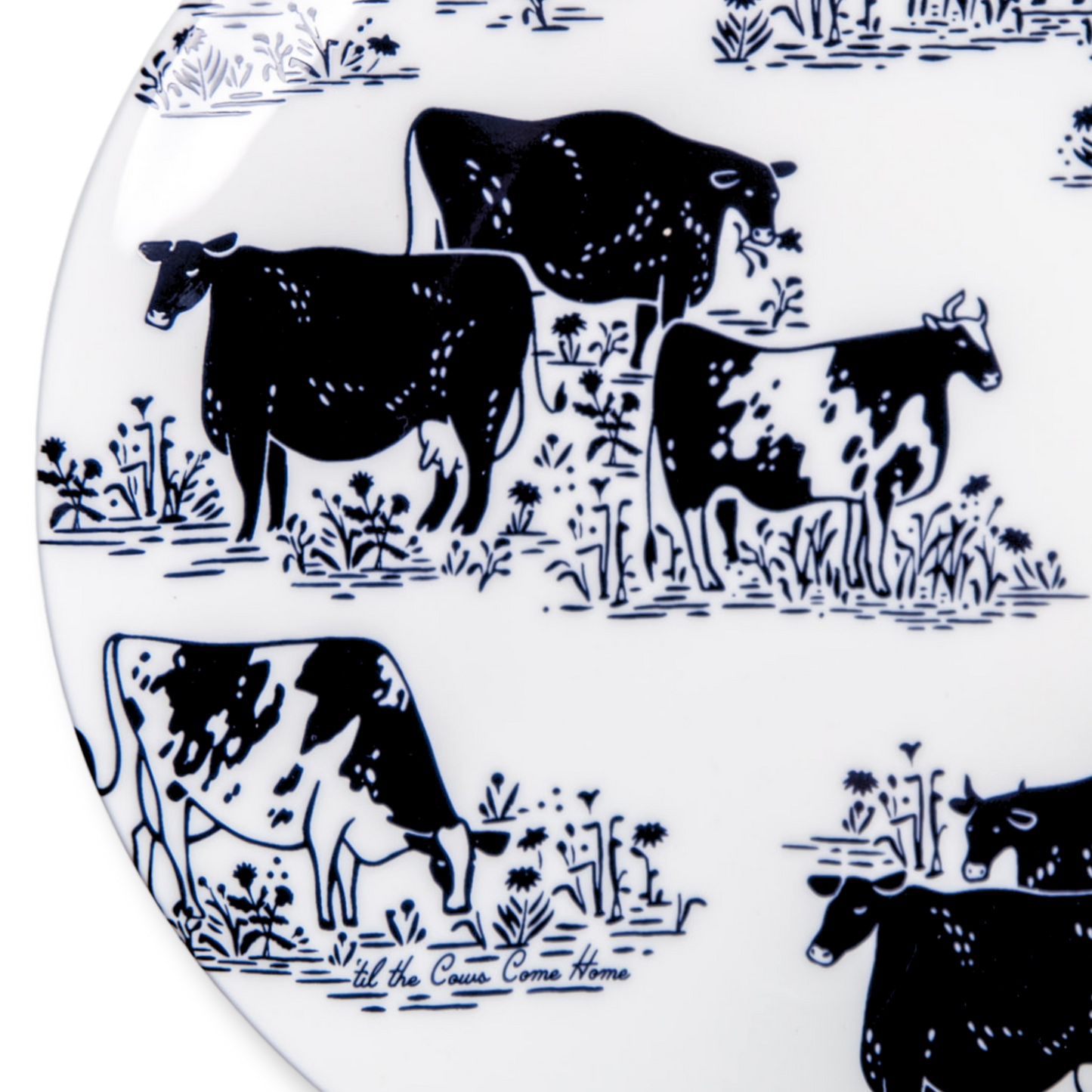 'Til the Cows Come Home Porcelain Dinner Plate