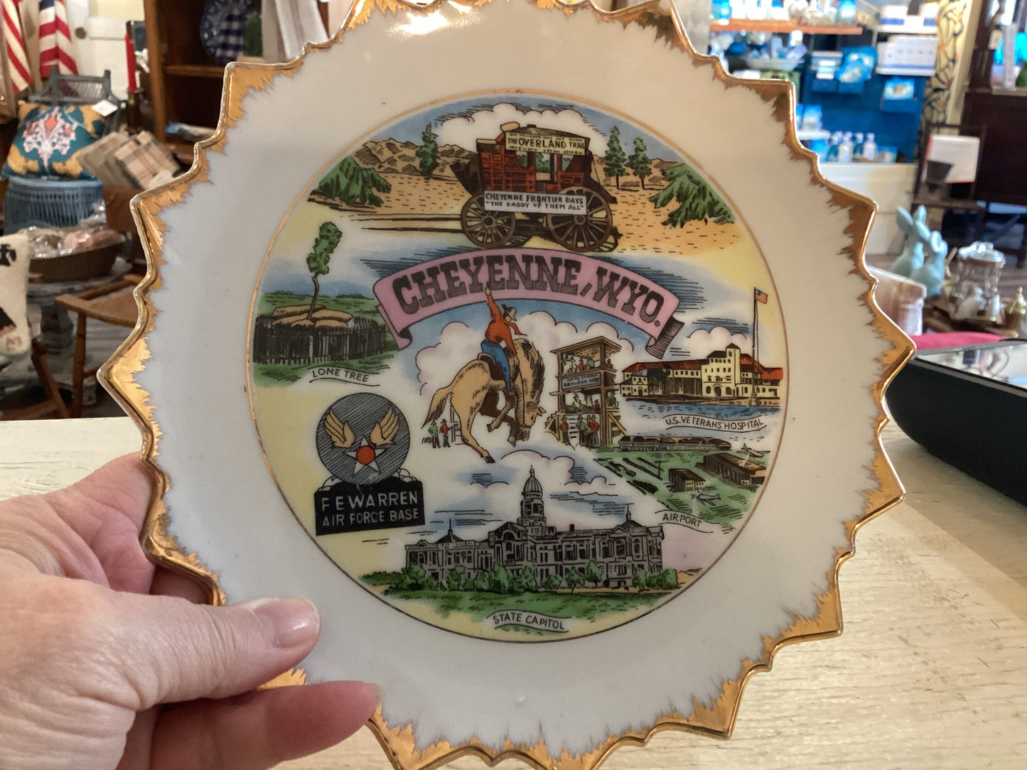 Cheyenne, Wyo Souvenir Plate