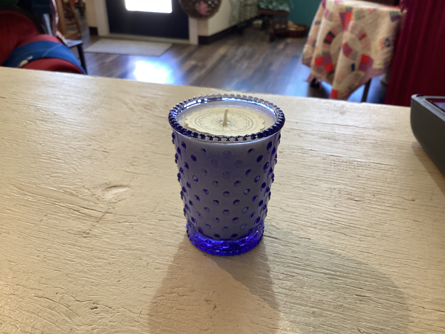 Lavender - 3.5 oz Votive Hobnail Candle