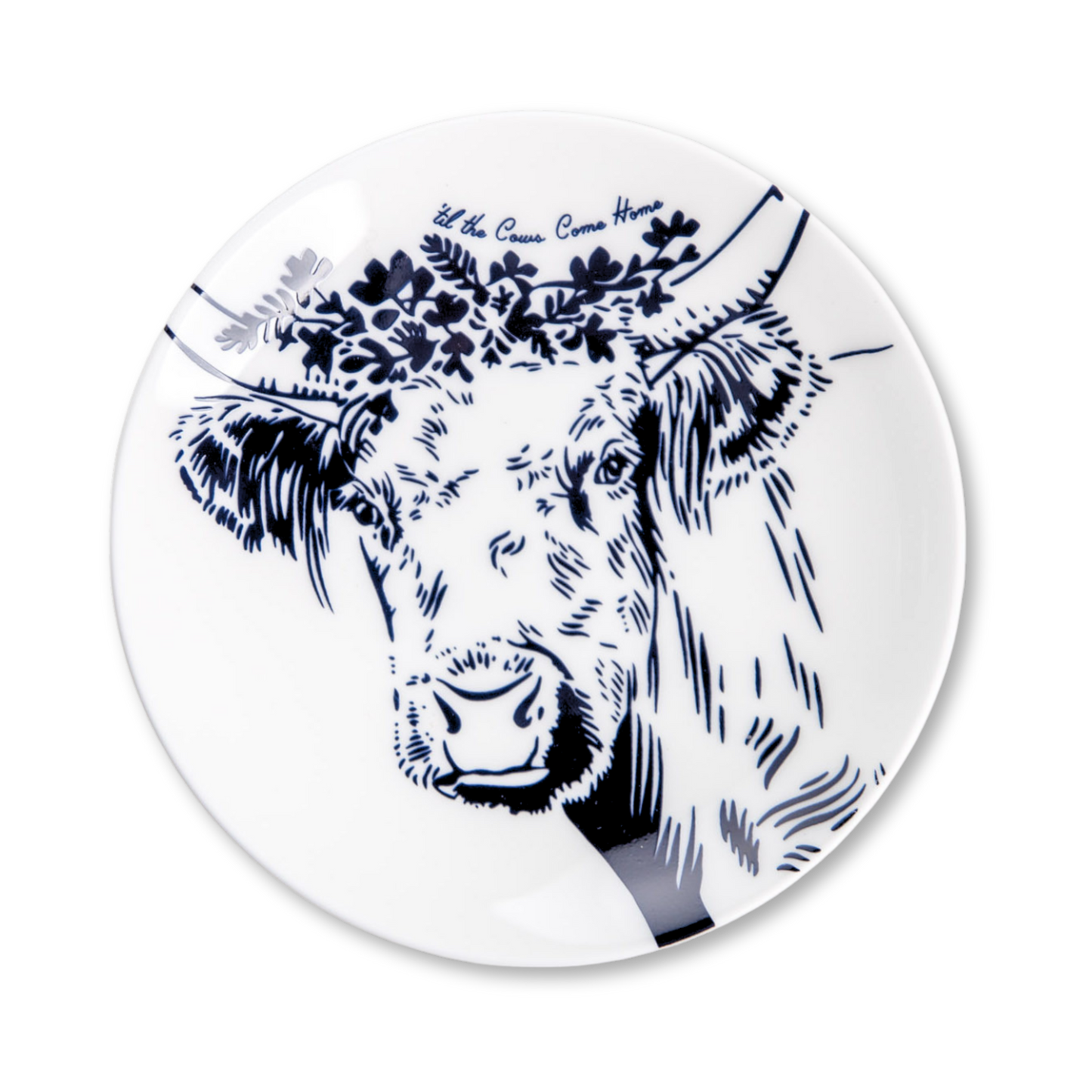 'Til the Cows Come Home Porcelain Canapè Plate