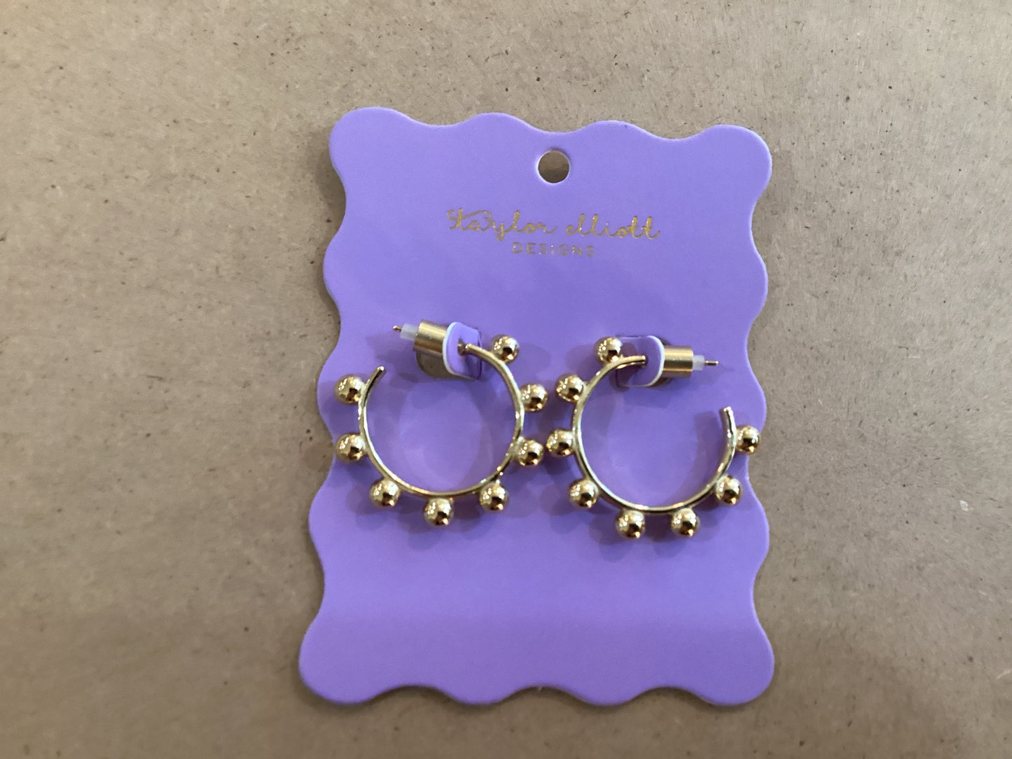 Dottie Gold Hoop
