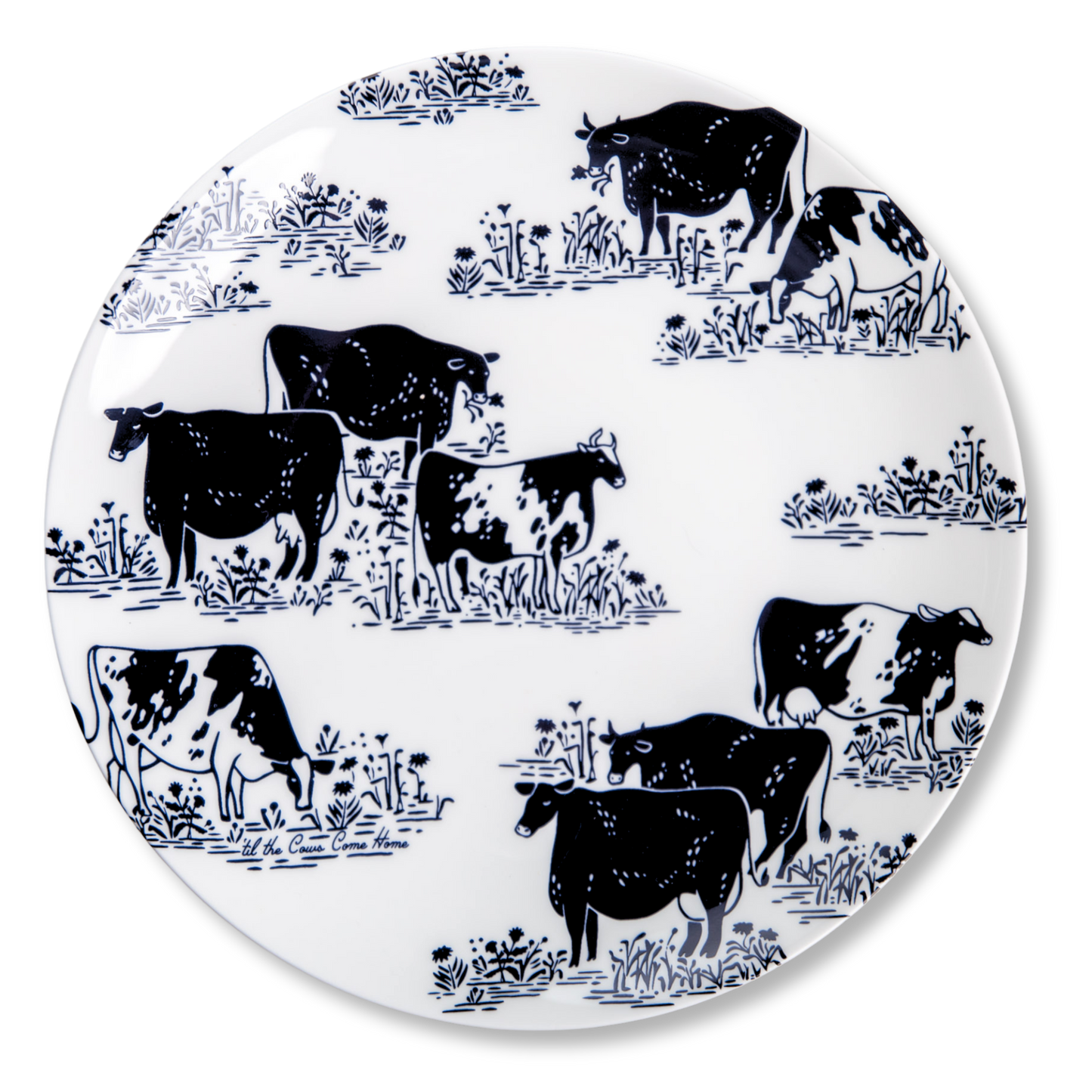 'Til the Cows Come Home Porcelain Dinner Plate