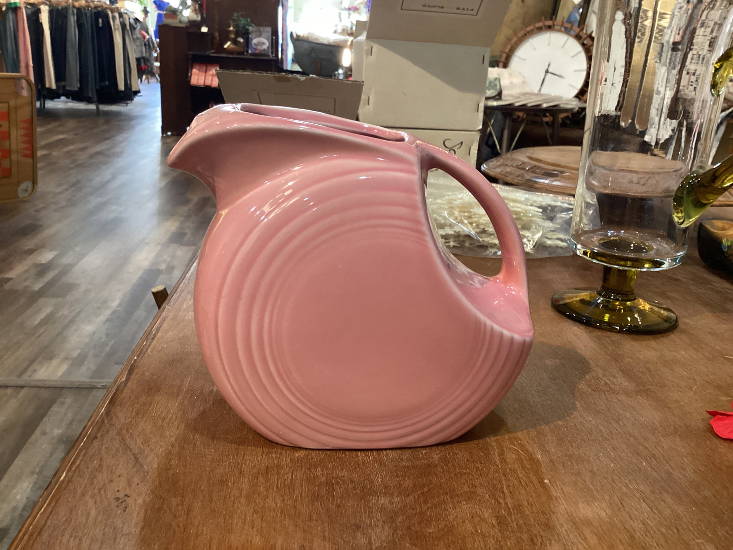 Fiesta Rose Disk Pitcher - Vintage