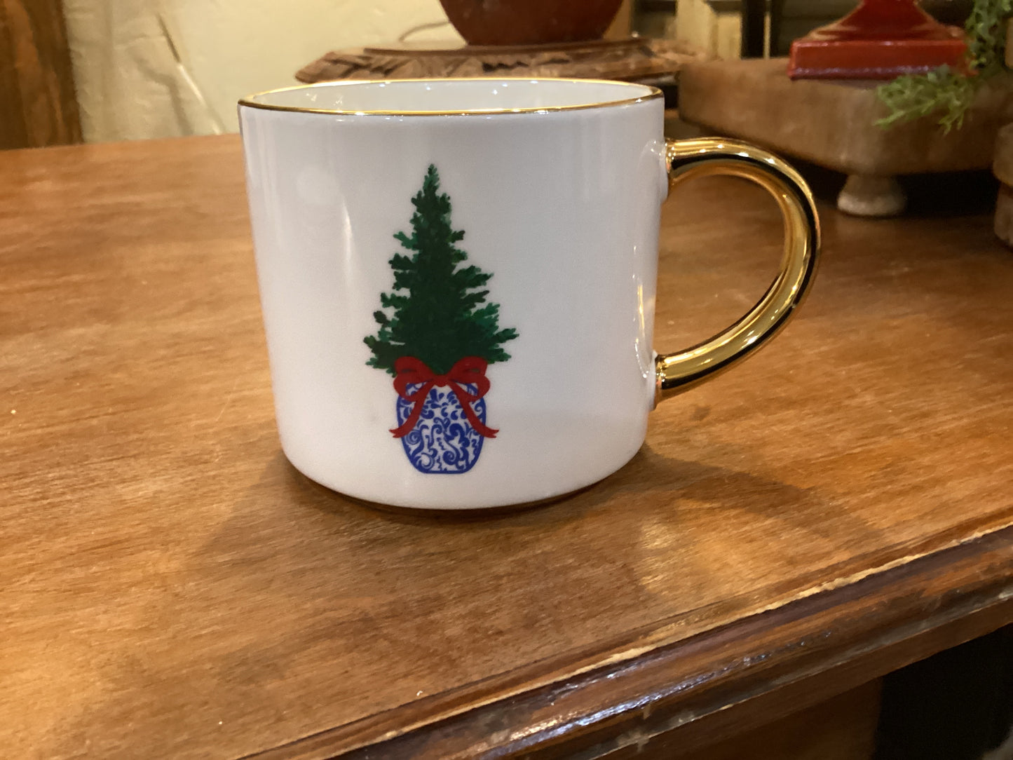 Cafe Mug Chinoiserie Tree