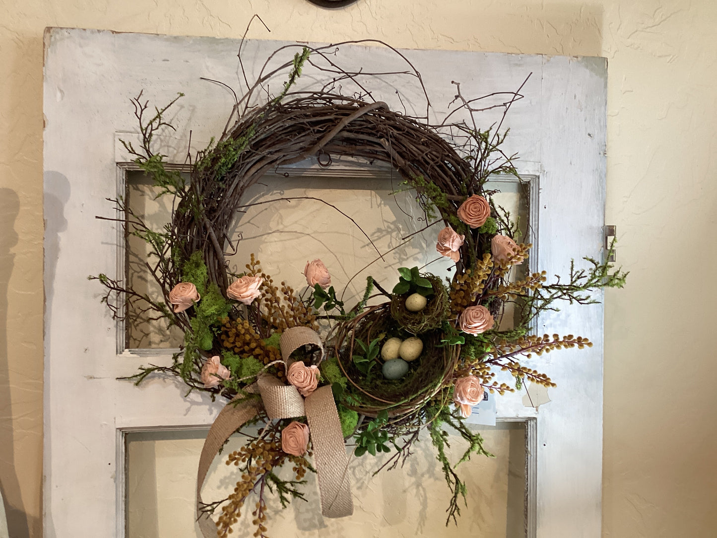 First Spring Roses Wreath