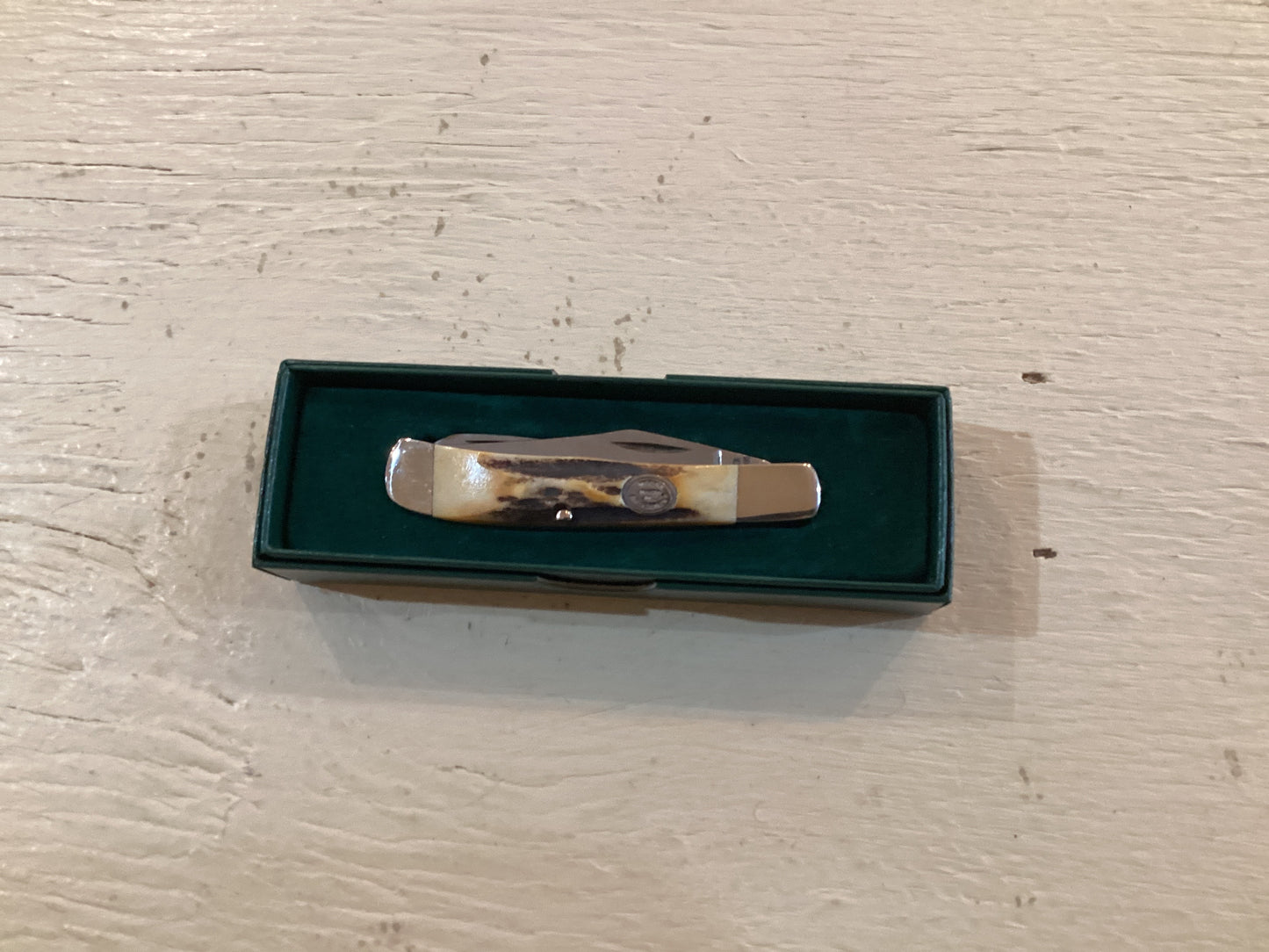 Stag Handle Trapper Knife 6210