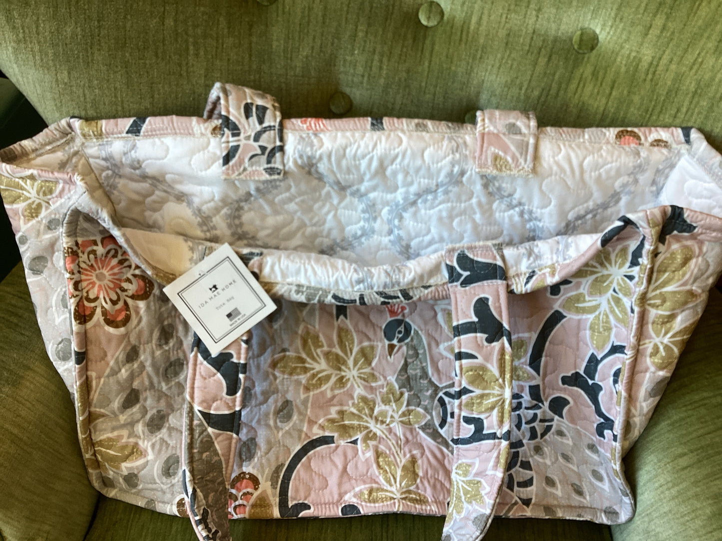 Plume De Paon Tote Bag
