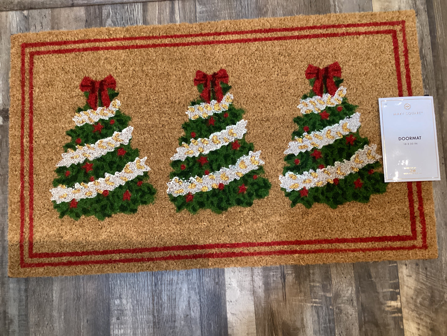 Door Mat Traditional Tree