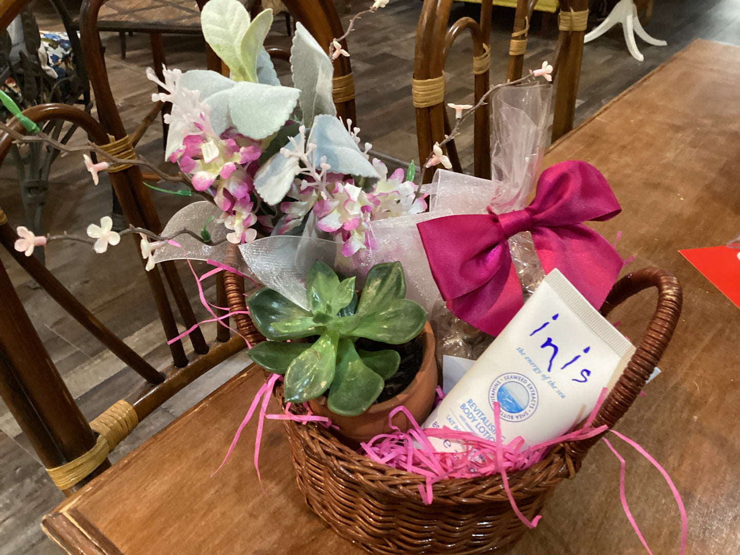 Succulent Candy Basket