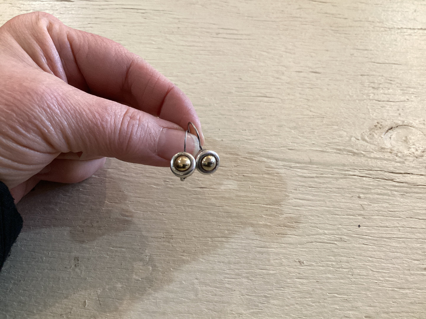 Wire Hoop Gold/Silver Earrings