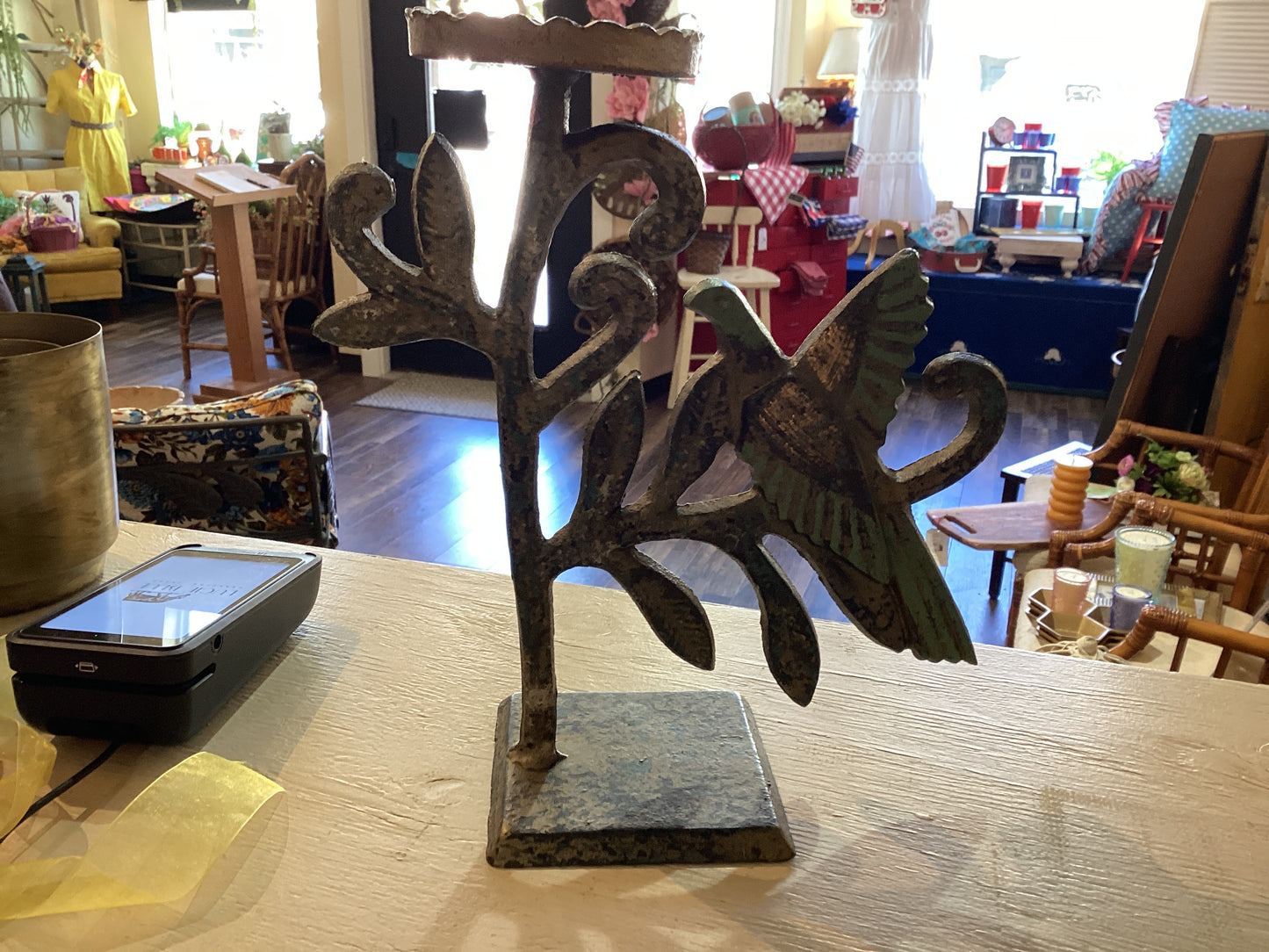 Vintage Metal Candle Holder