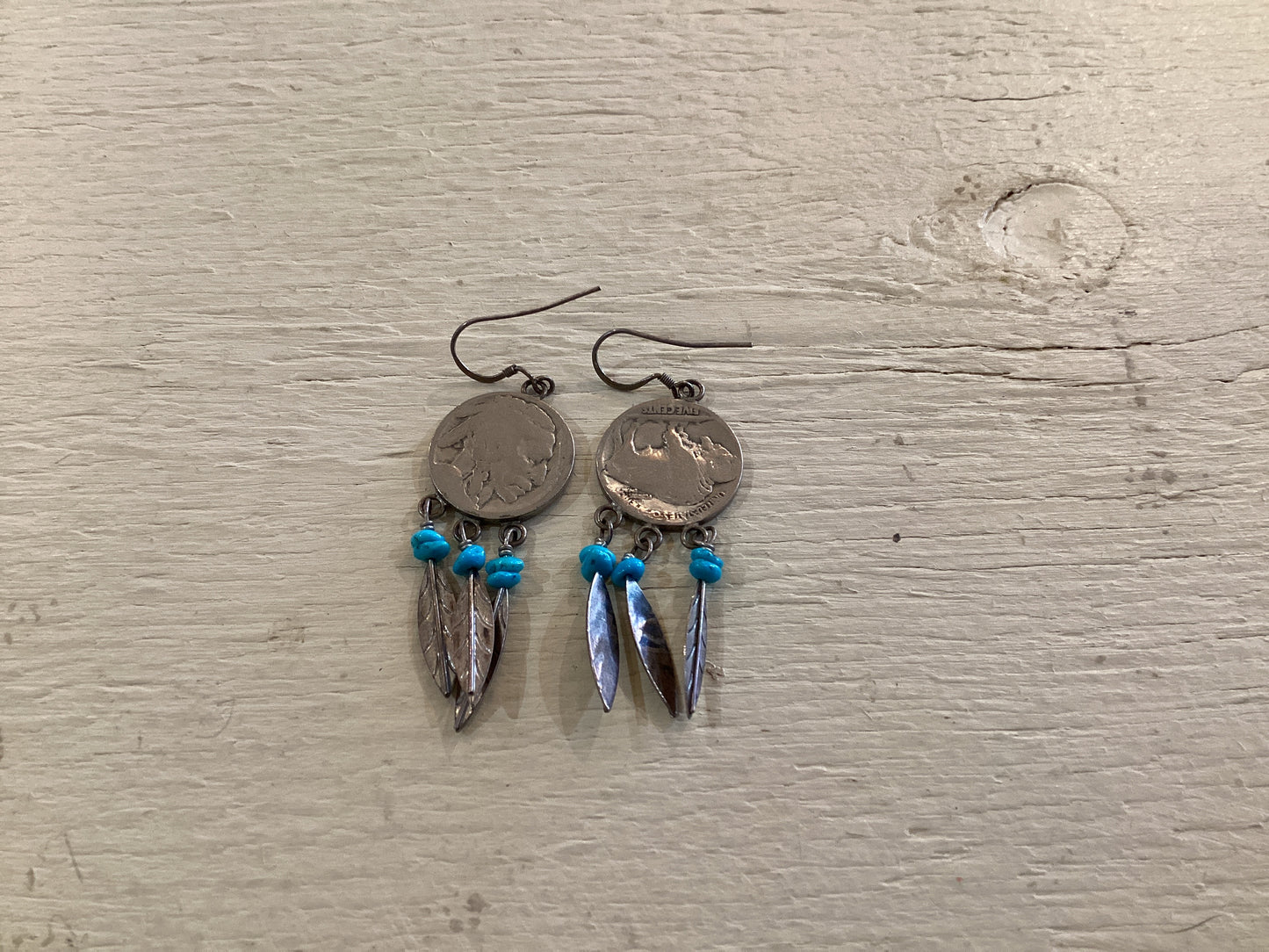 Buffalo Nickel Earrings