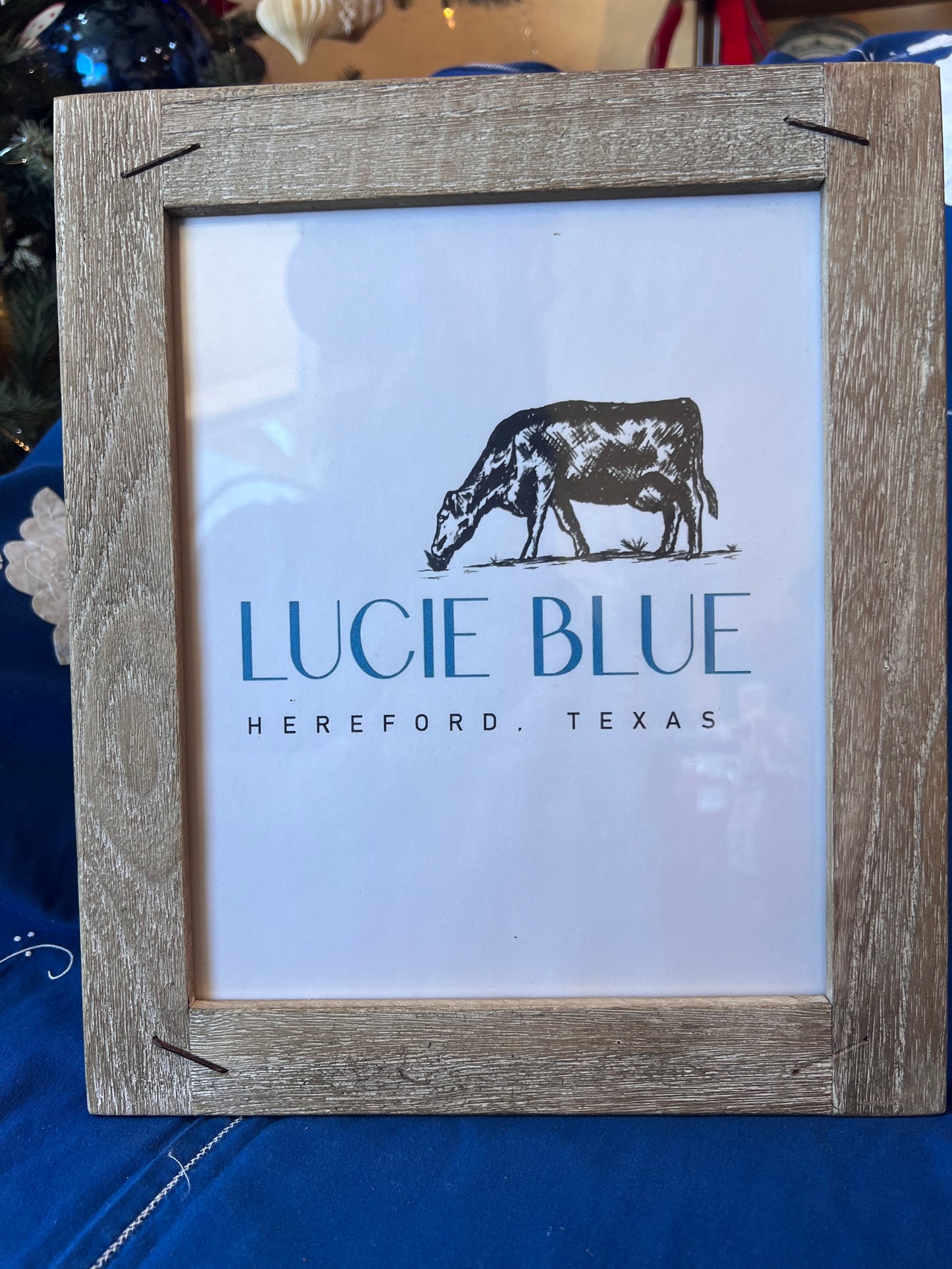 8x10 Weathered Wood Frame