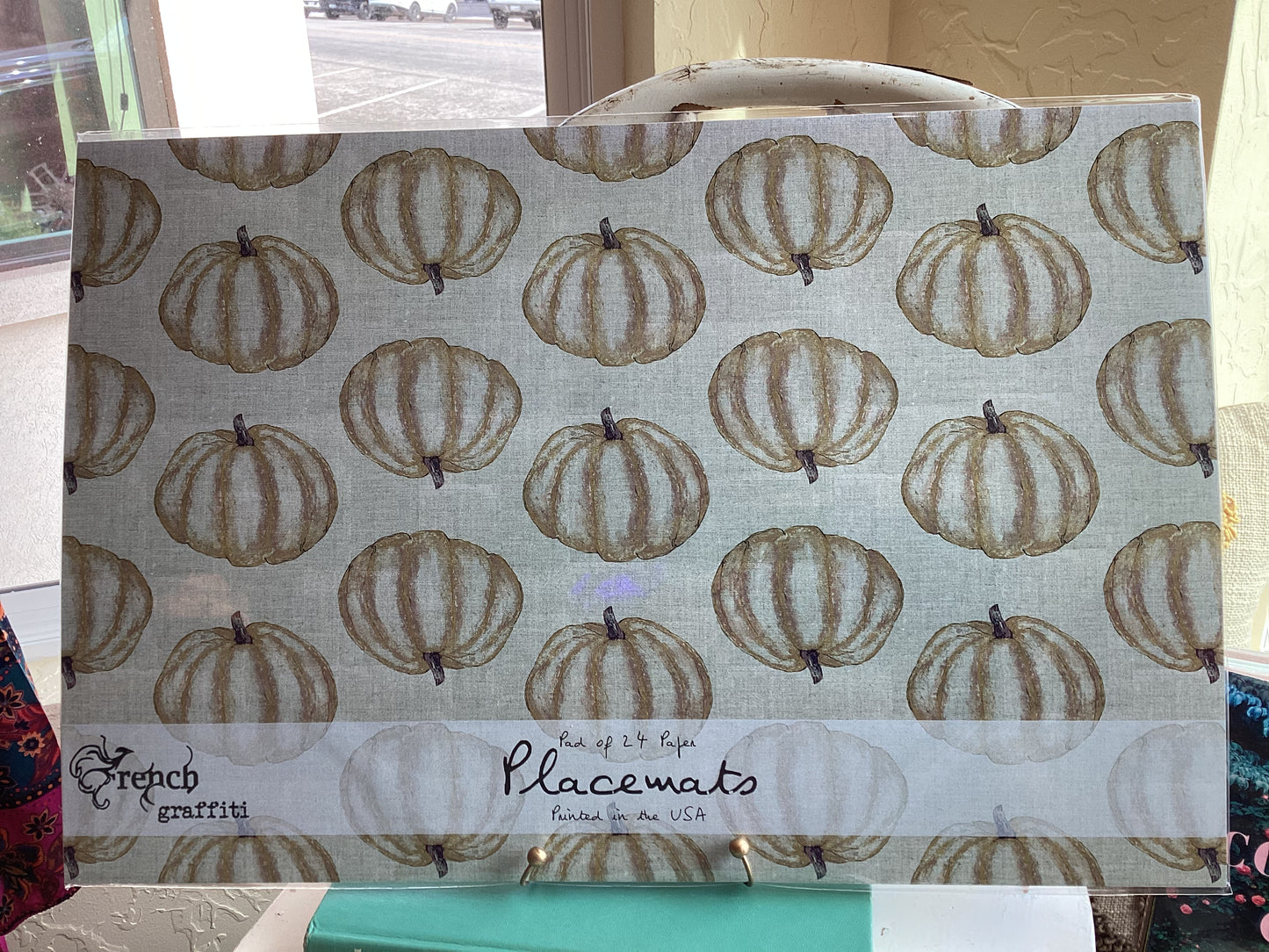 Gold Pumpkins Placemats