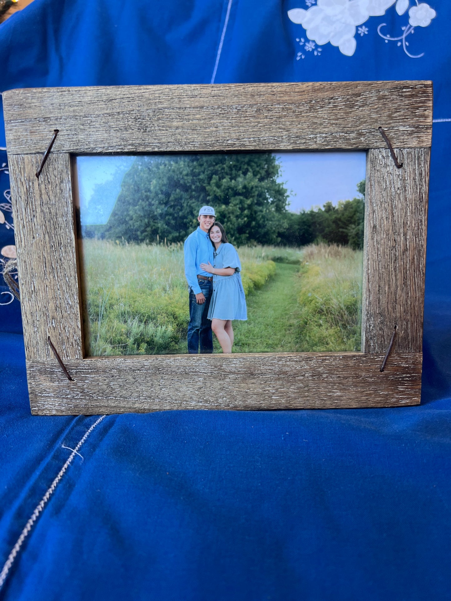 5x7 Weathered Wood Frame
