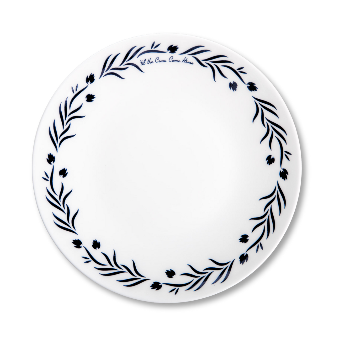 'Til the Cows Come Home Porcelain Salad Plate