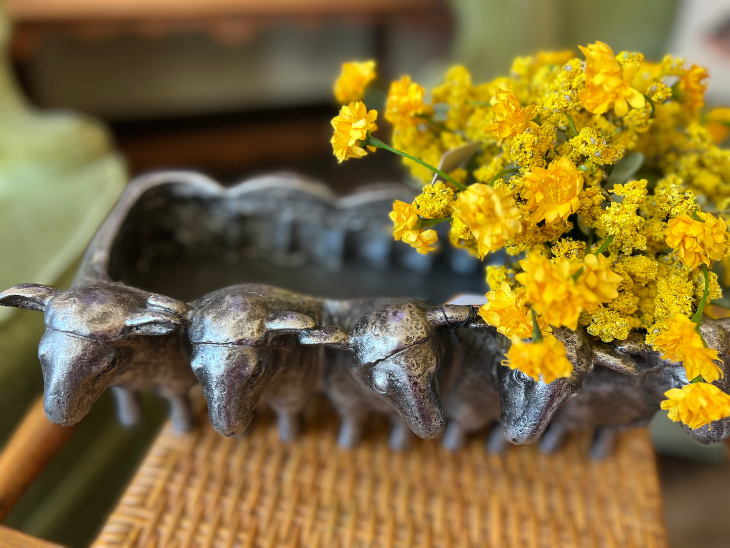 Distressed Sheep Planter