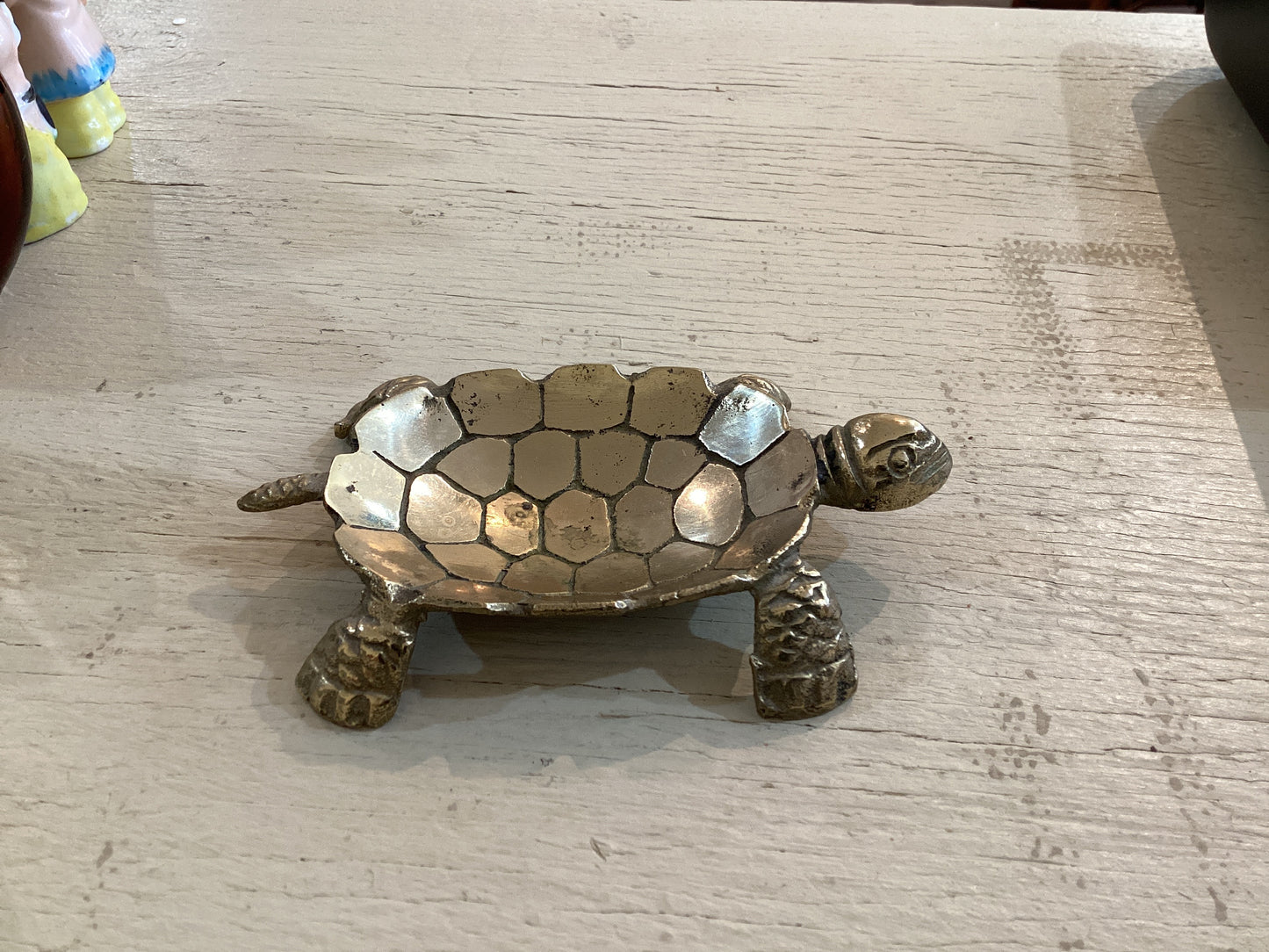 Brass Turtle Dish