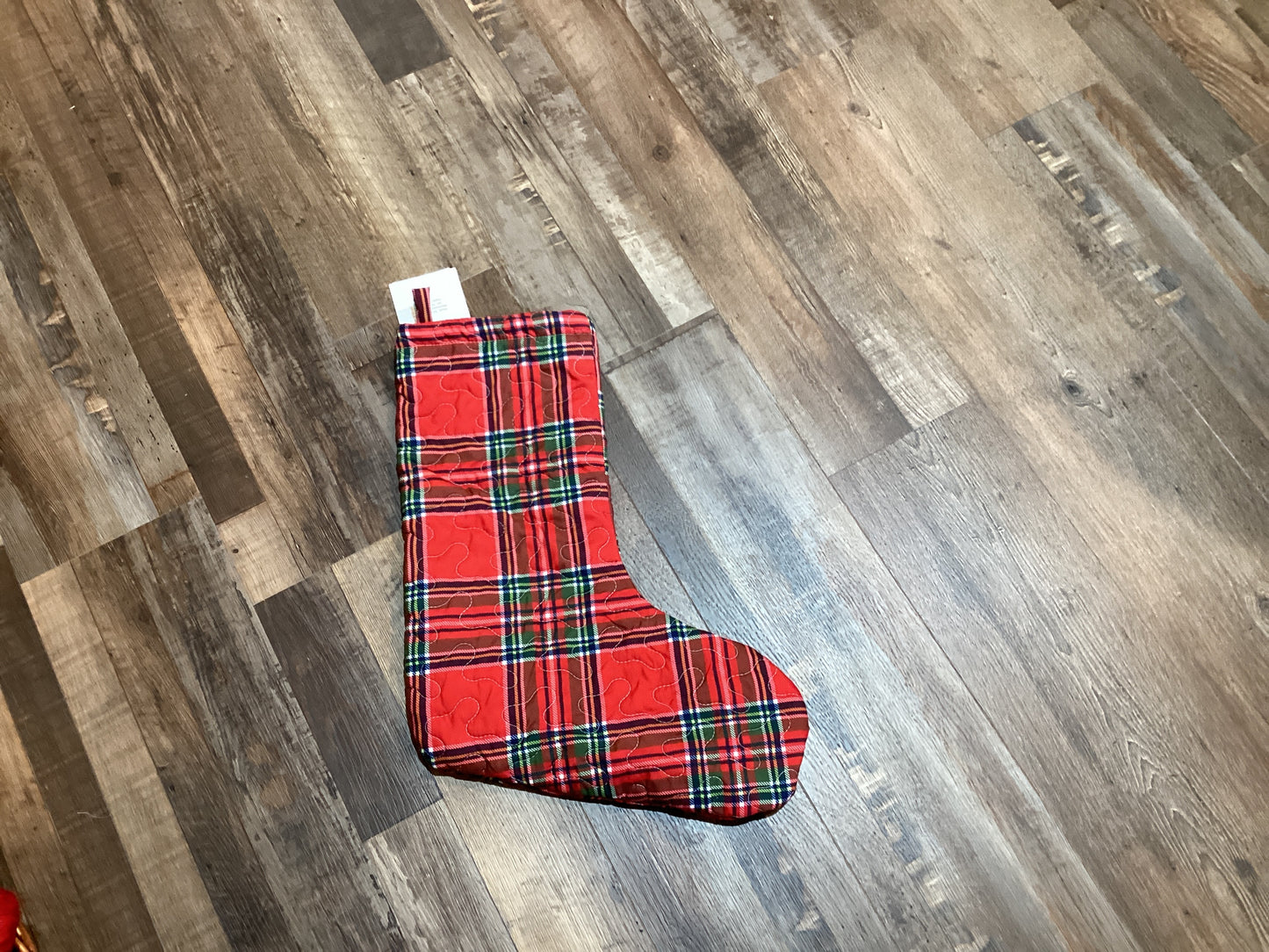 Carrie Plaid Stocking