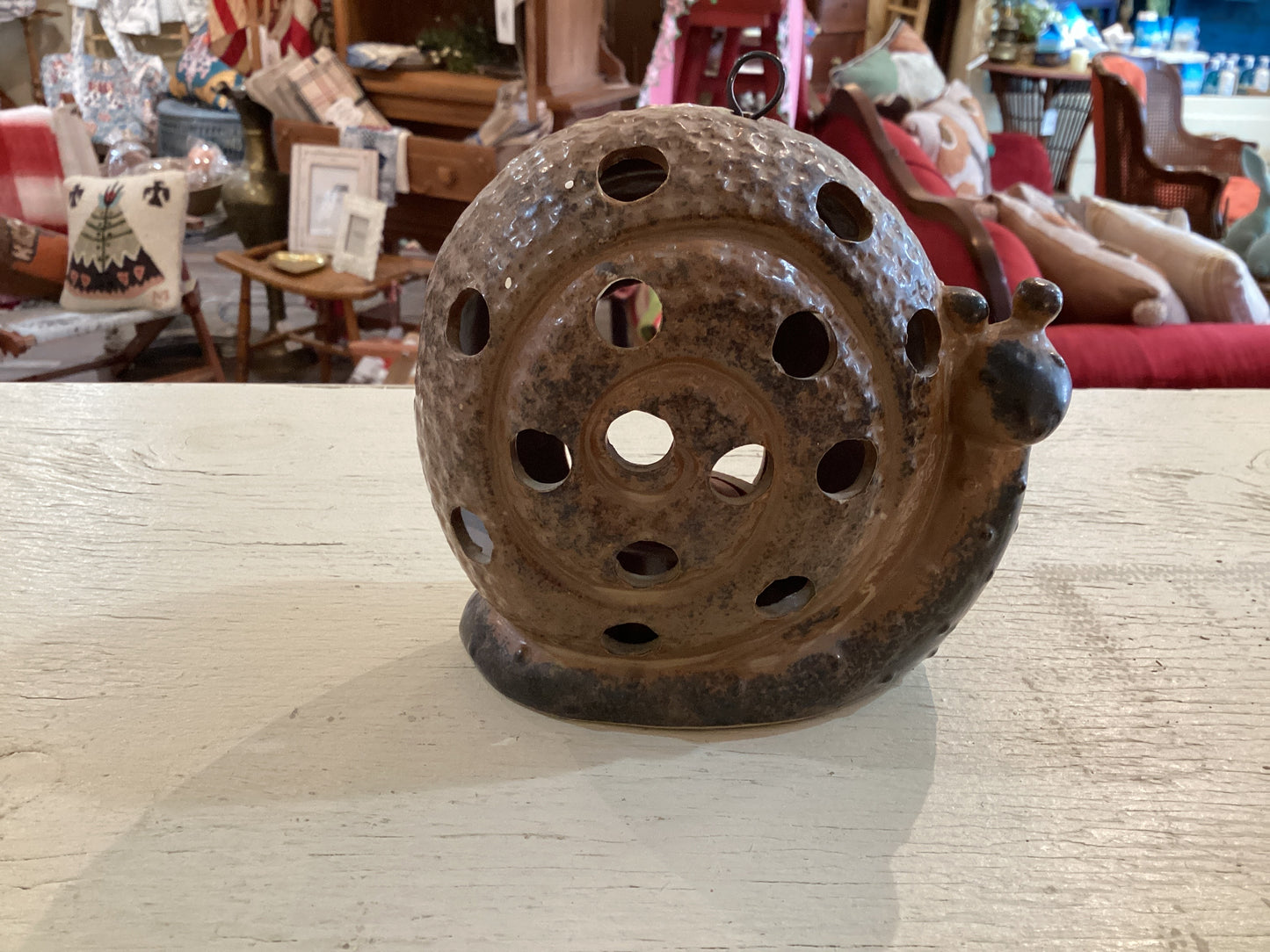 Vintage 60s-70s Snail Candle Holder