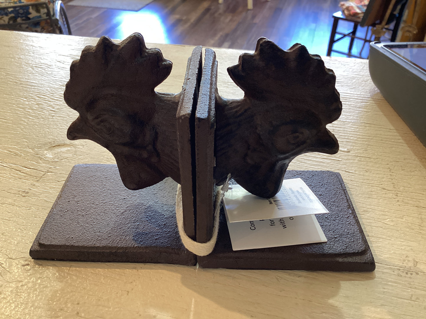 Rooster Bookends