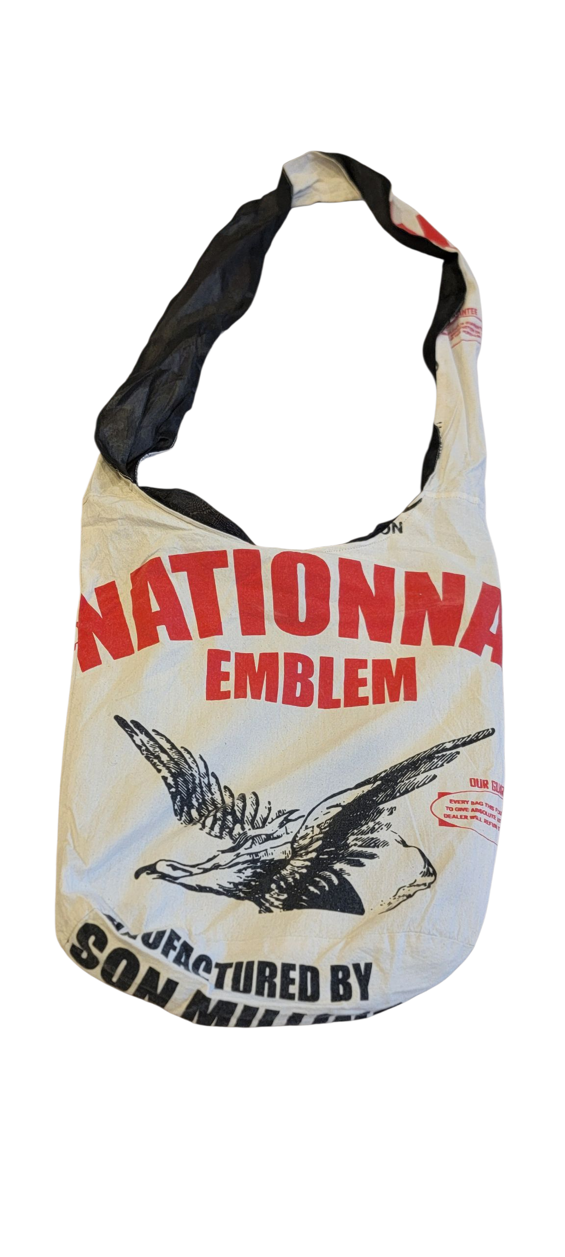 BA773 Reproduction of Flour Sack Vintage Cotton Lama Bag