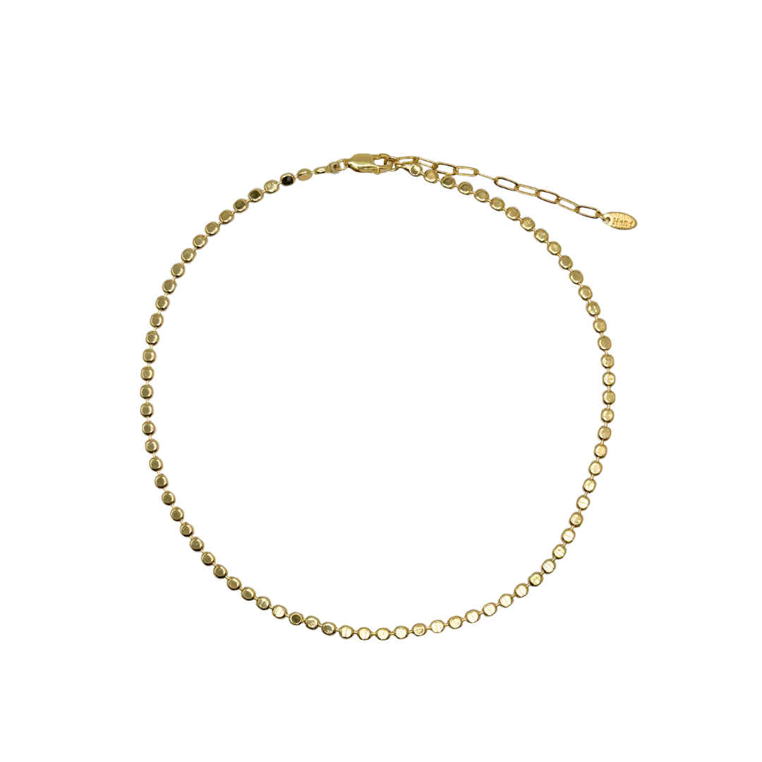 18K Gold Dot Waterproof Choker Necklace
