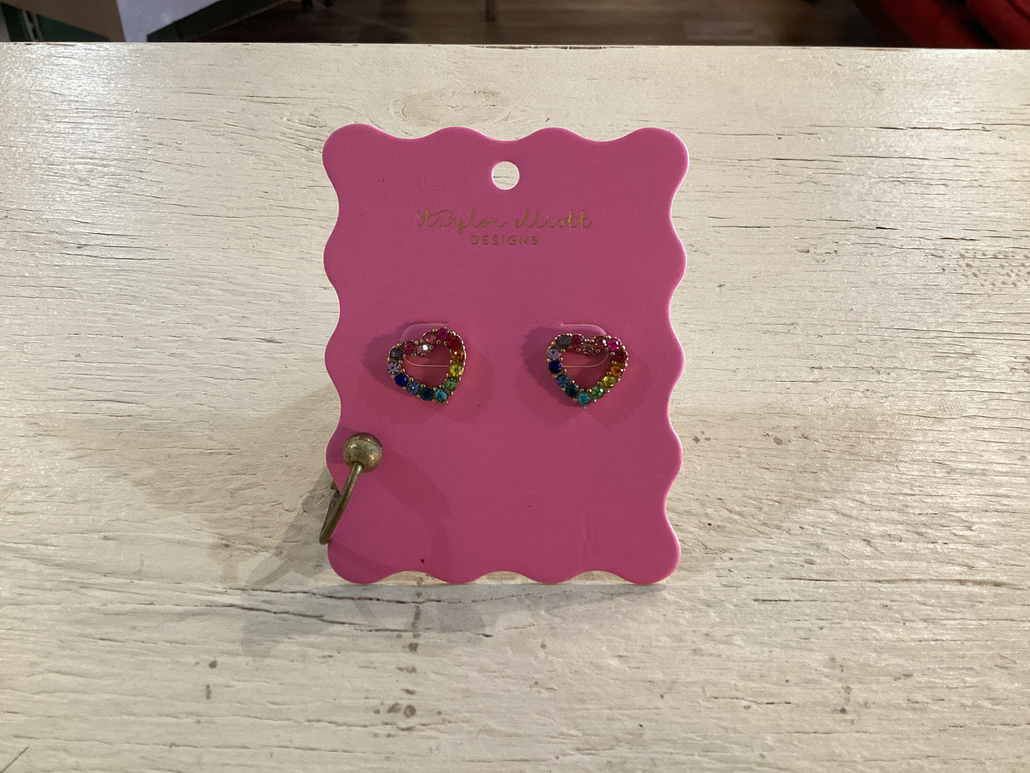 Mae Heart Stud (Multi Color)