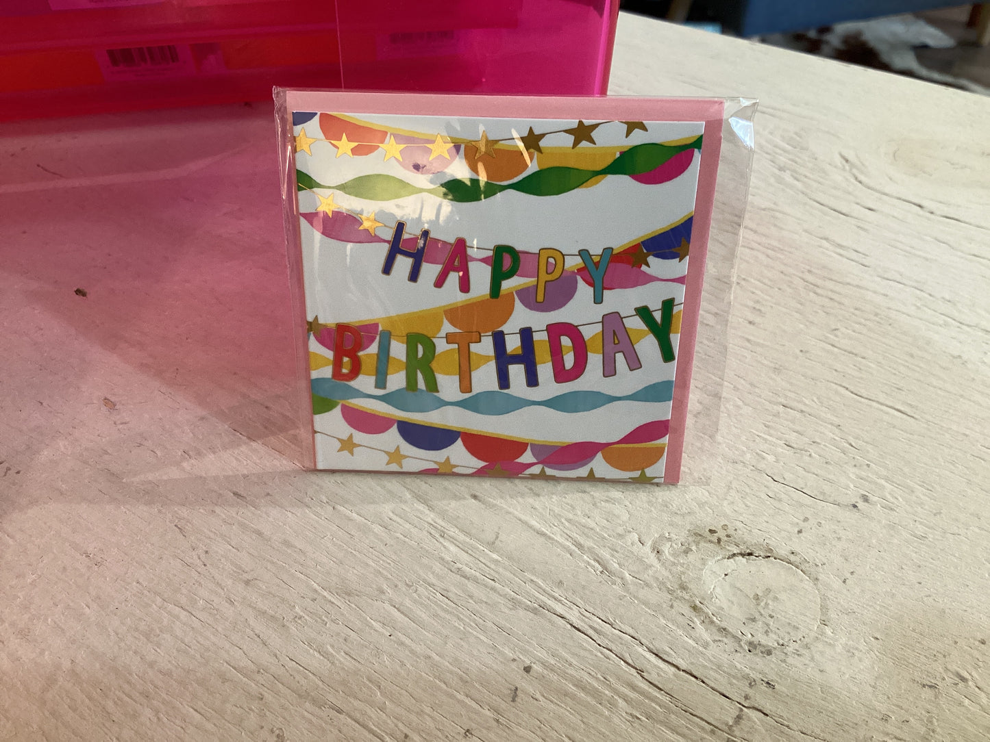 Birthday Stars card