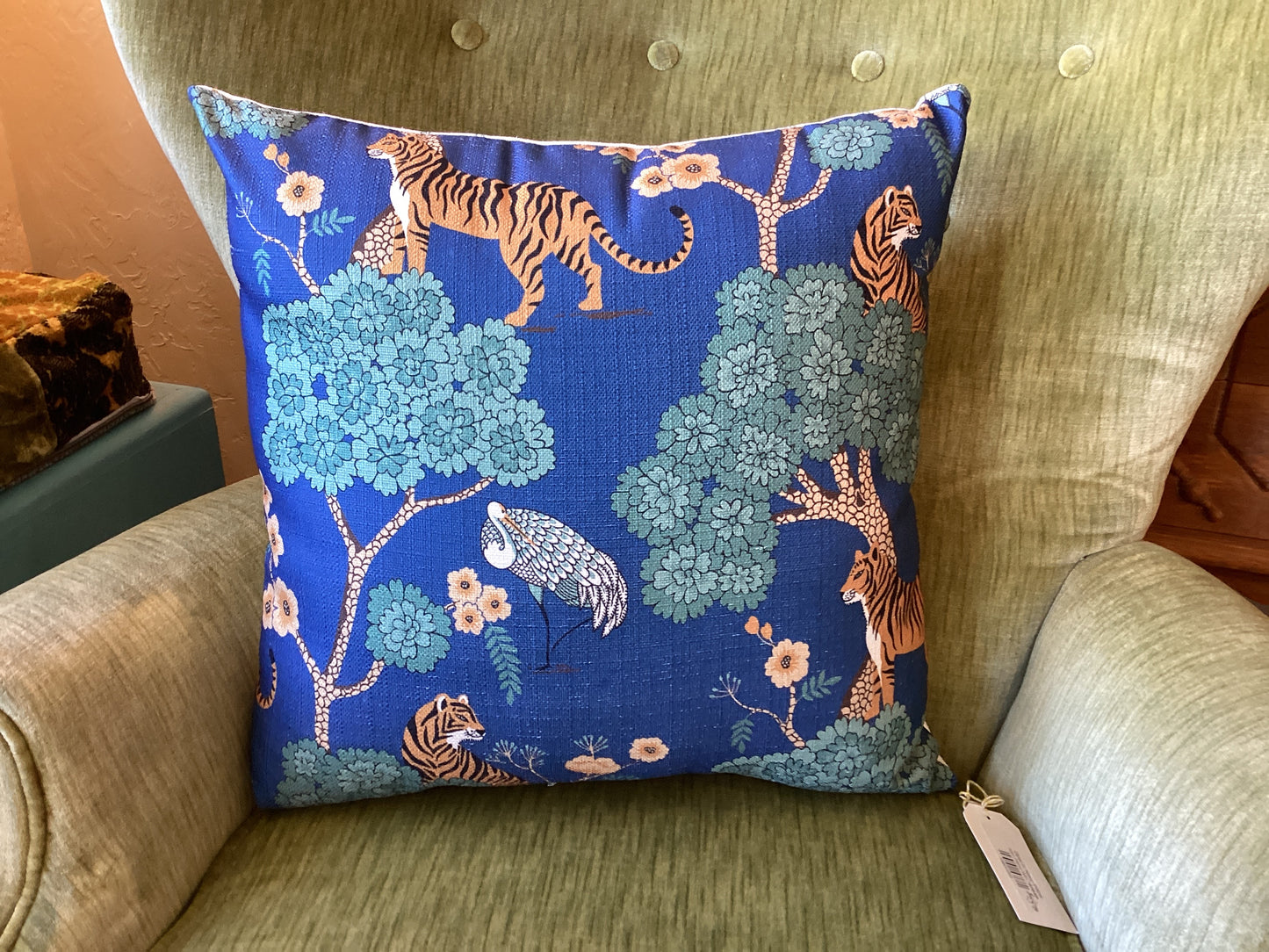 Opal in Navy Pillow