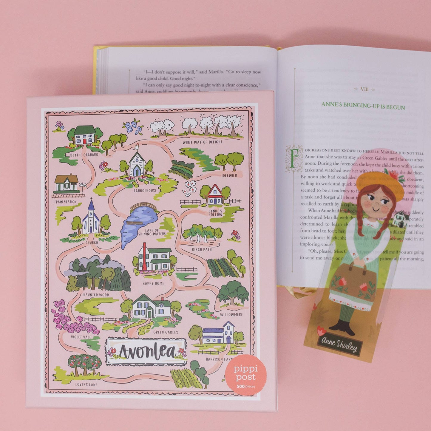 Anne of Green Gables Map of Avonlea- 500 Piece Jigsaw Puzzle
