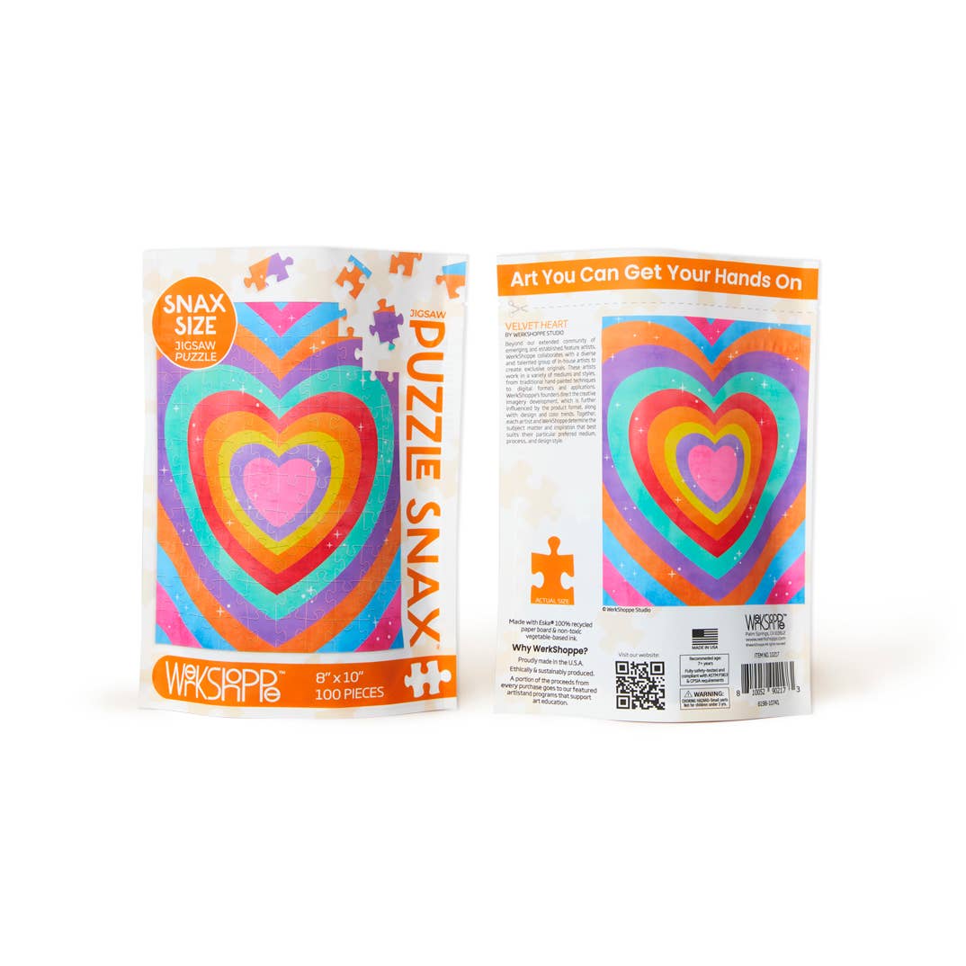 Velvet Heart | 100 Piece Puzzle Snax