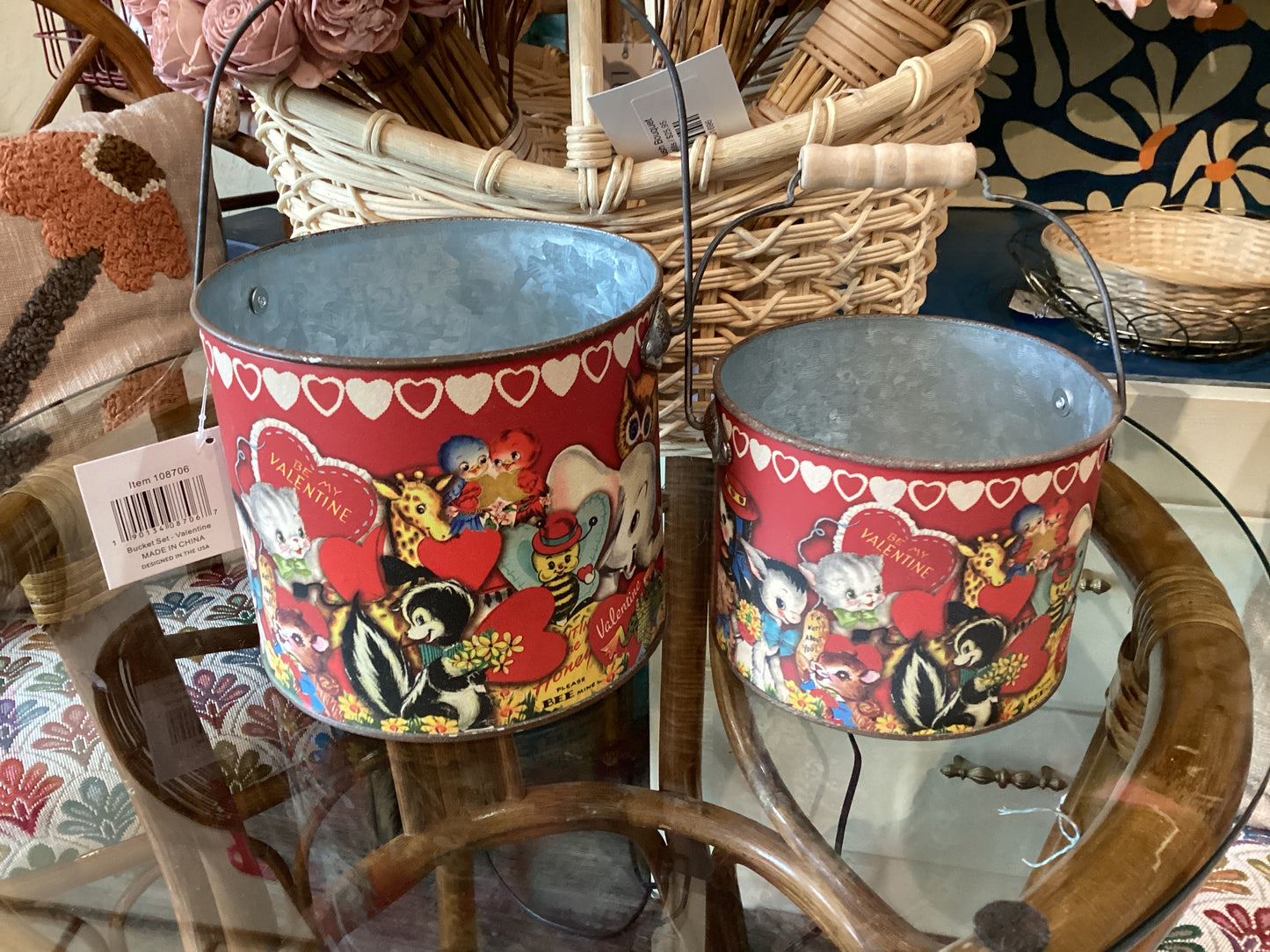Valentine Bucket Set