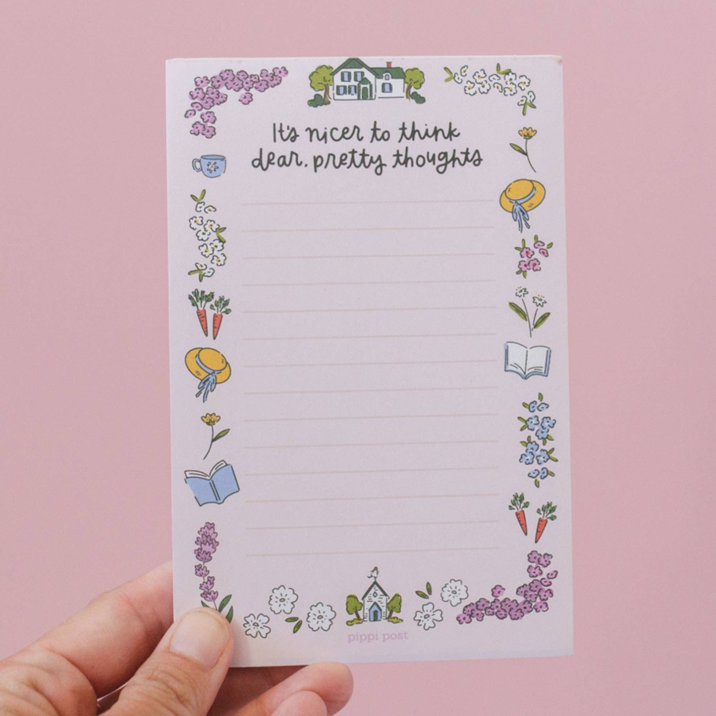 Pretty Thoughts Anne of Green Gables 4x6 Notepad
