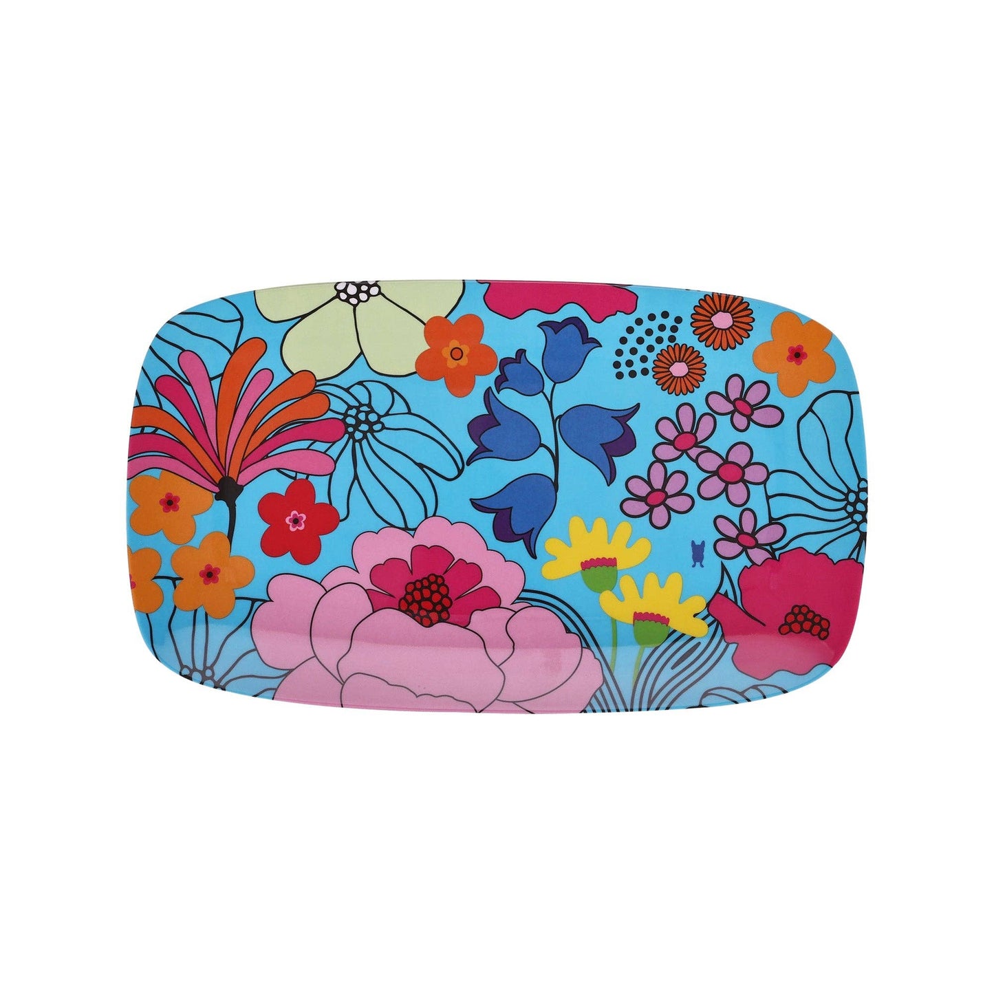 Garden Floral 13.75" Rectangular Platter