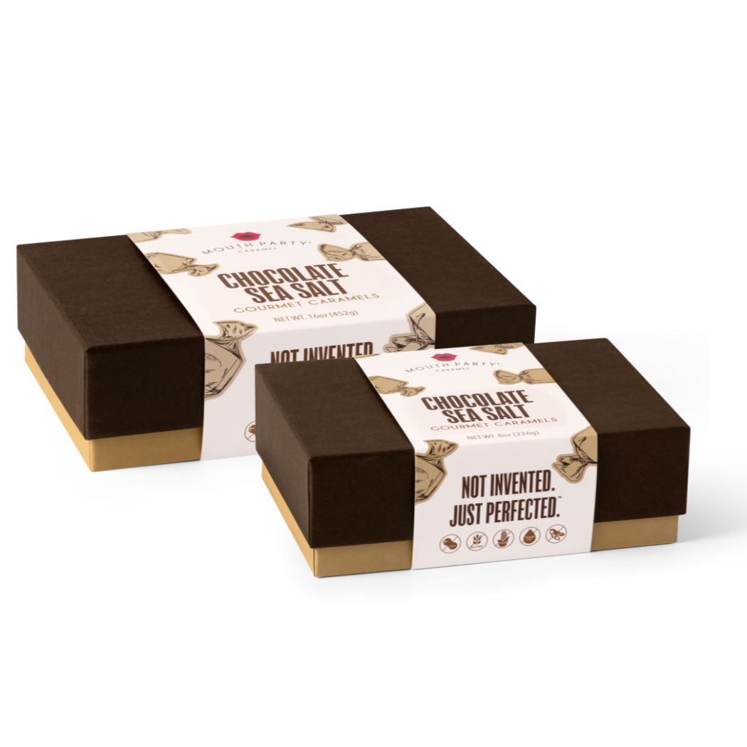 Chocolate sea salt caramel 1/2 lb gift box