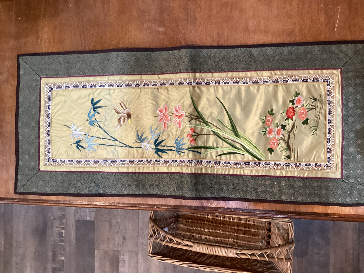 Oriental Silk Tapestry Runner