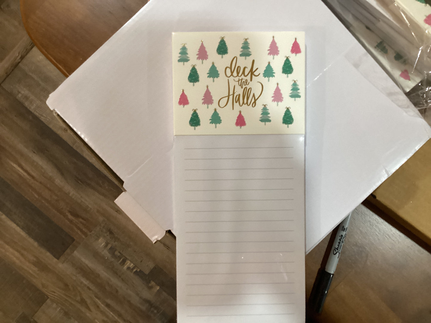 Deck the Halls Magnetic Notepad