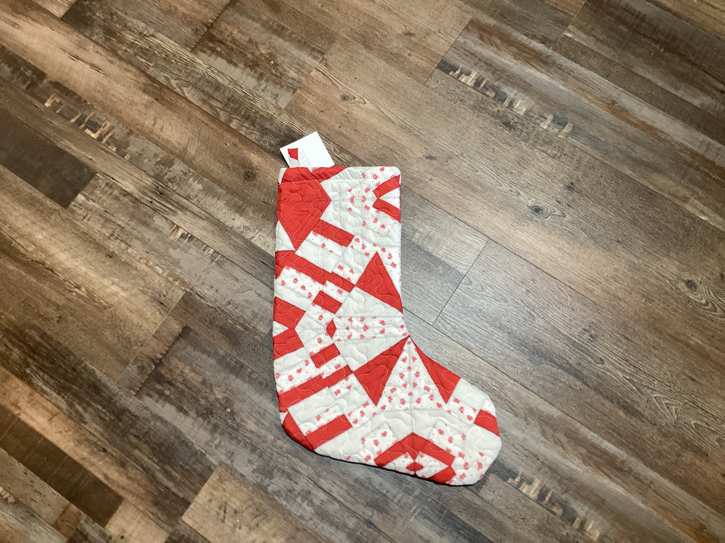 Annabelle Patchwork Red Stocking