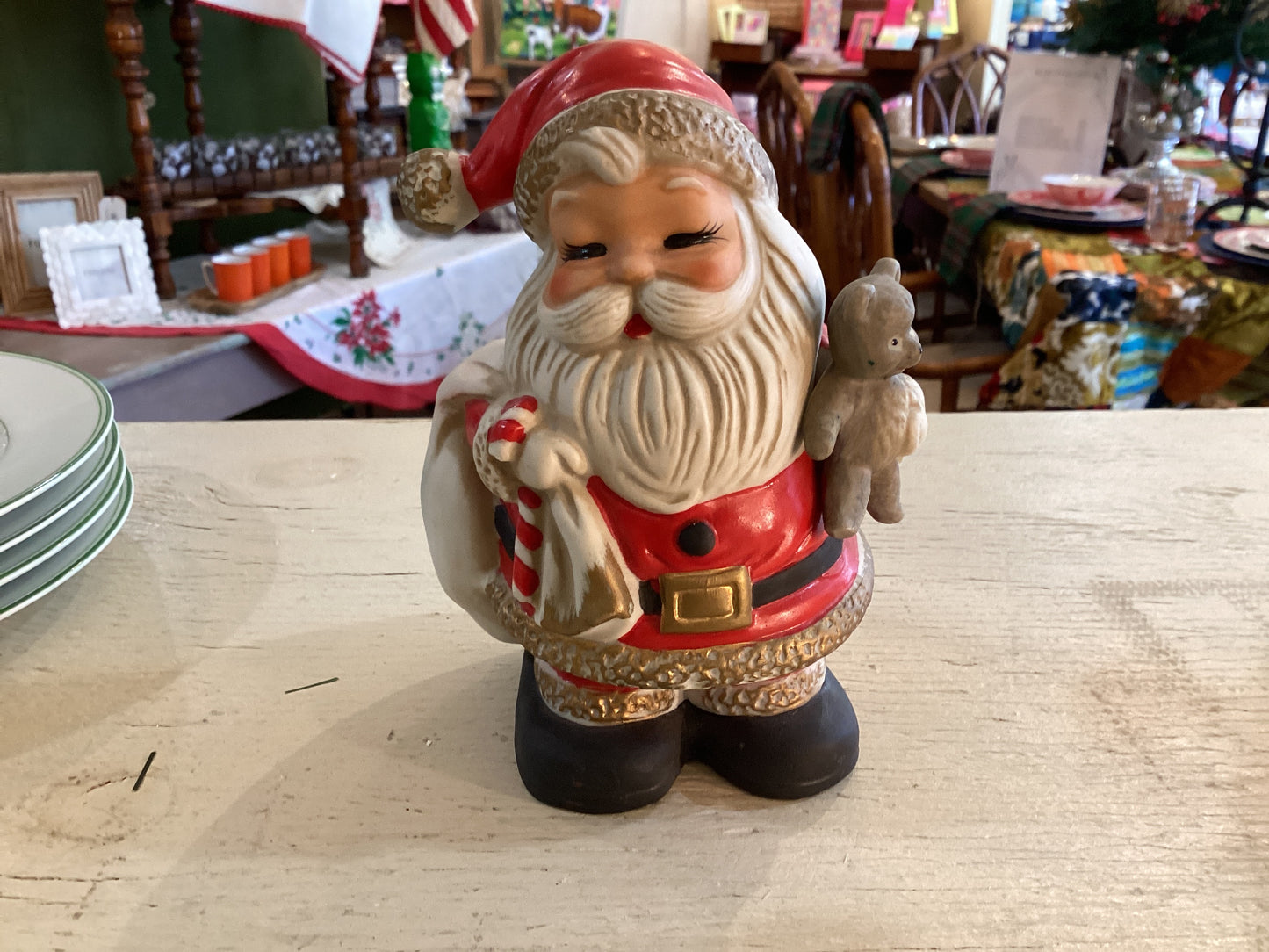 Vintage Santa Bank - Homco