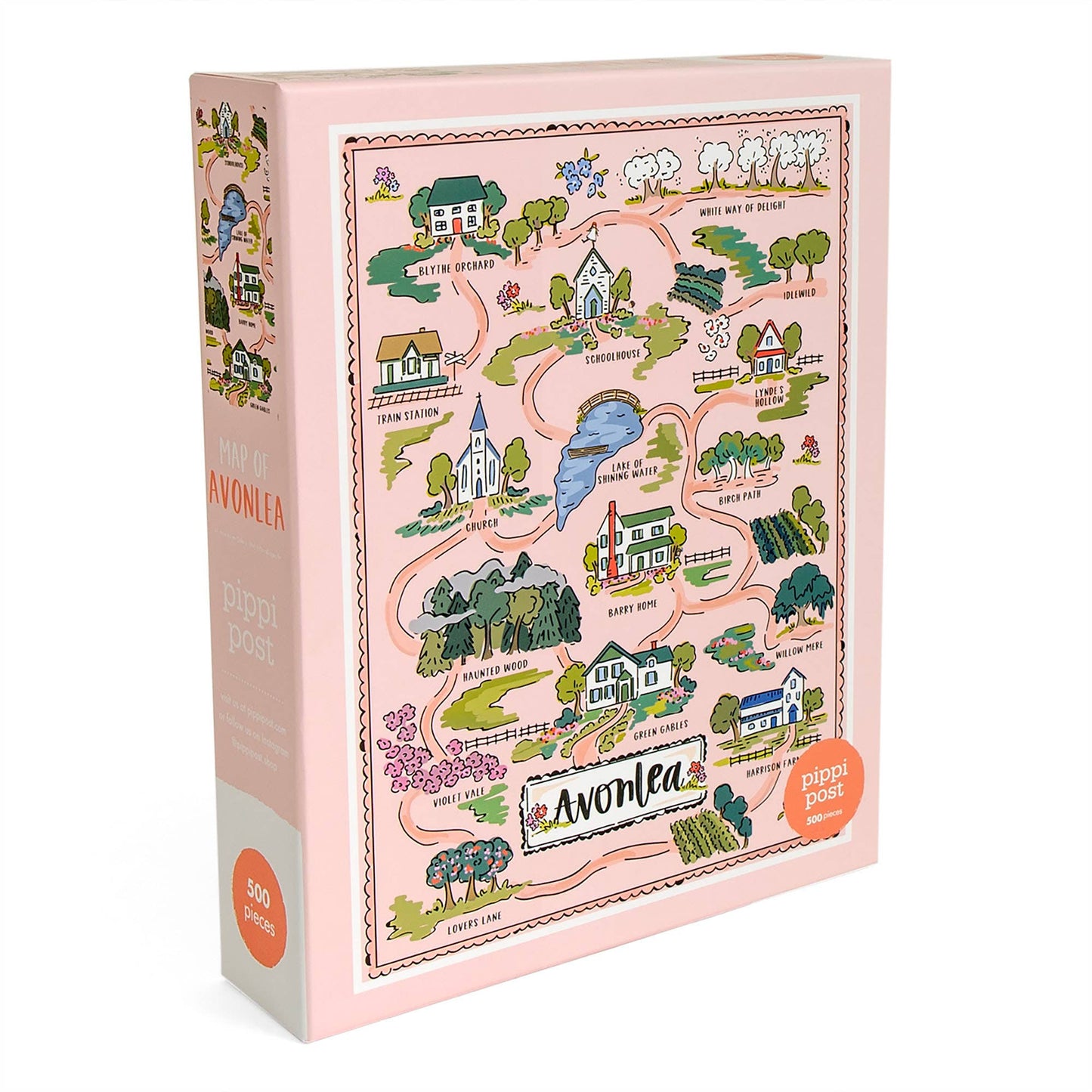 Anne of Green Gables Map of Avonlea- 500 Piece Jigsaw Puzzle