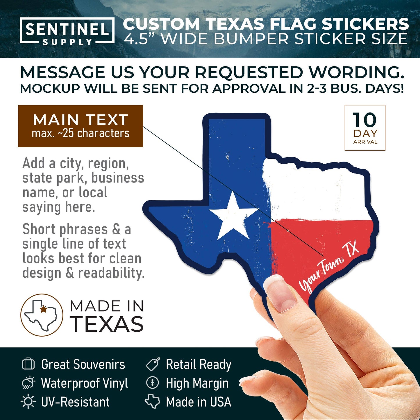 Hereford Texas Sticker
