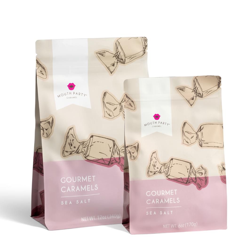 Sea salt caramel 6oz gift pouch