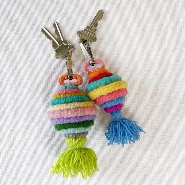 Zero Waste Honeycomb Keychain: S