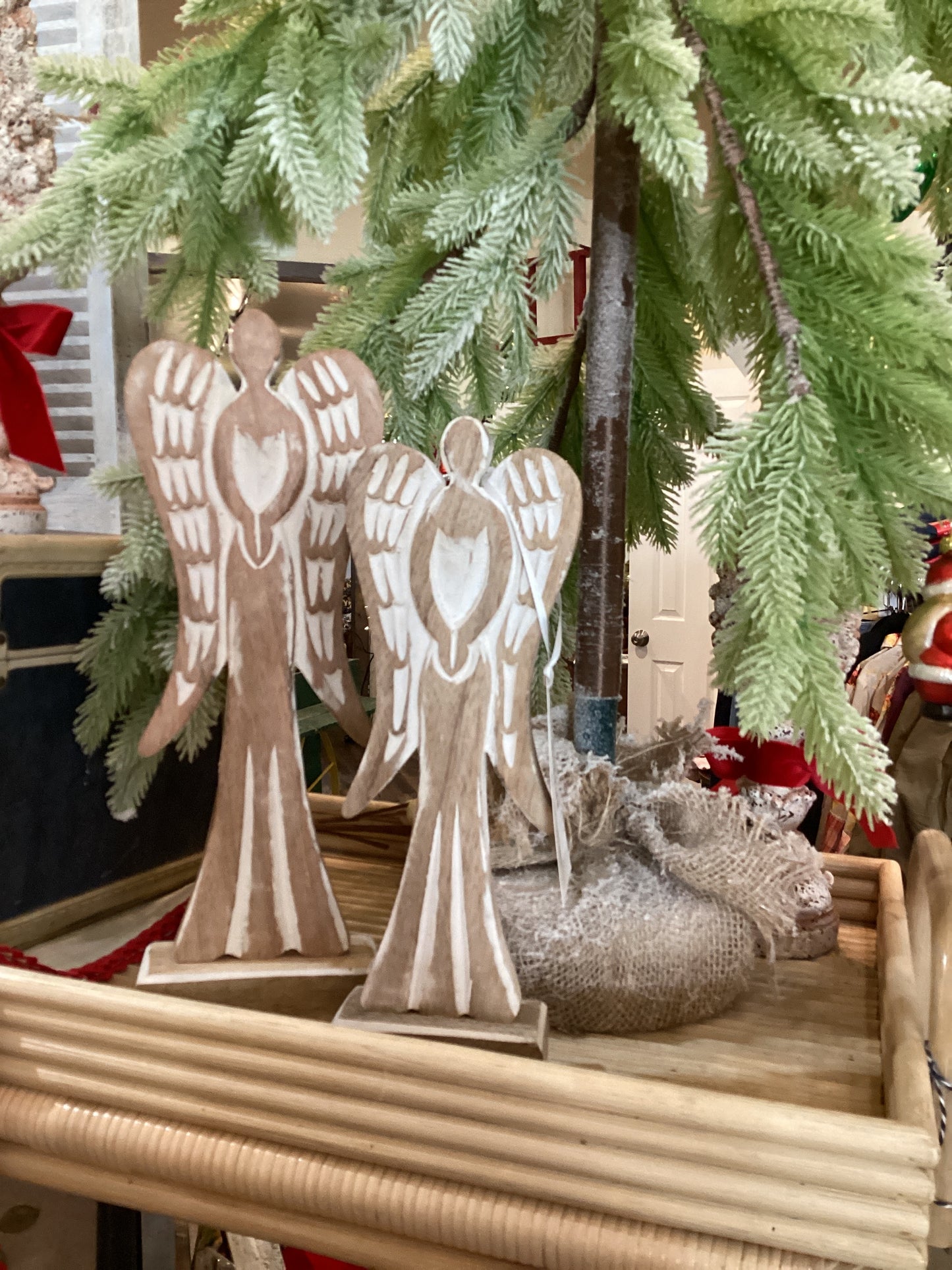 Feathered Wood Angel Med