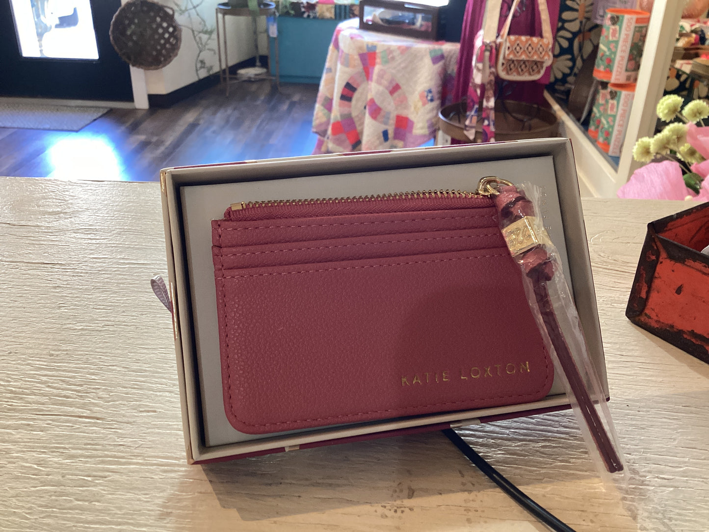 Gift Boxed Coin & Cardholder Radpberry