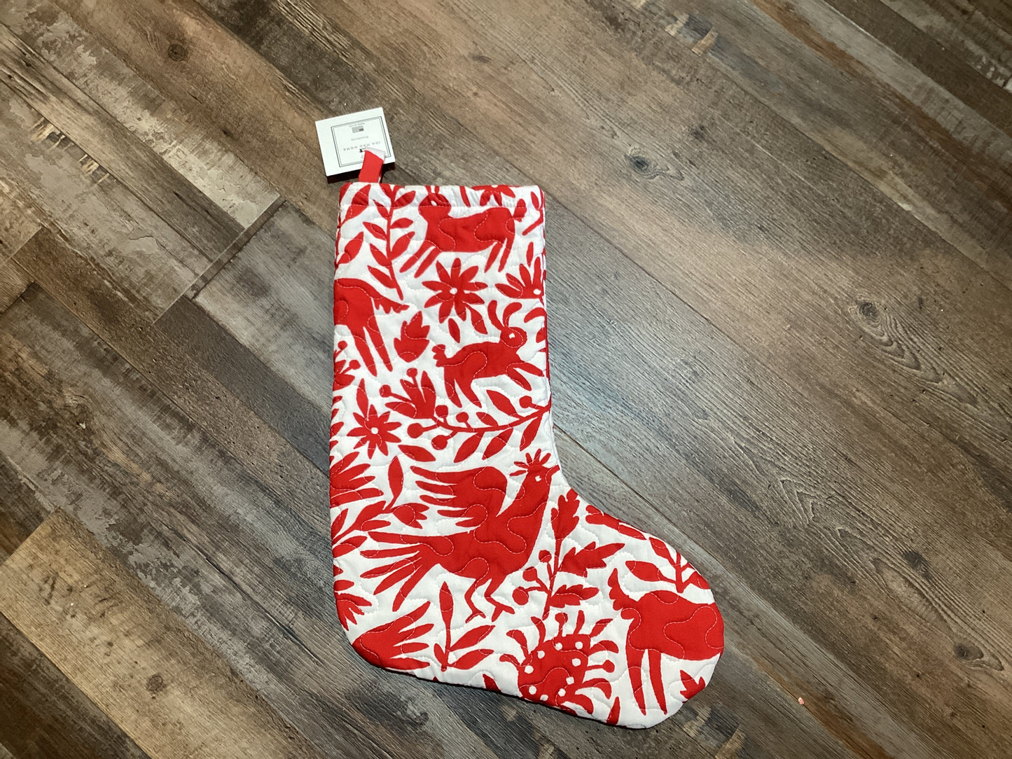 Piper Otomi Red Stocking
