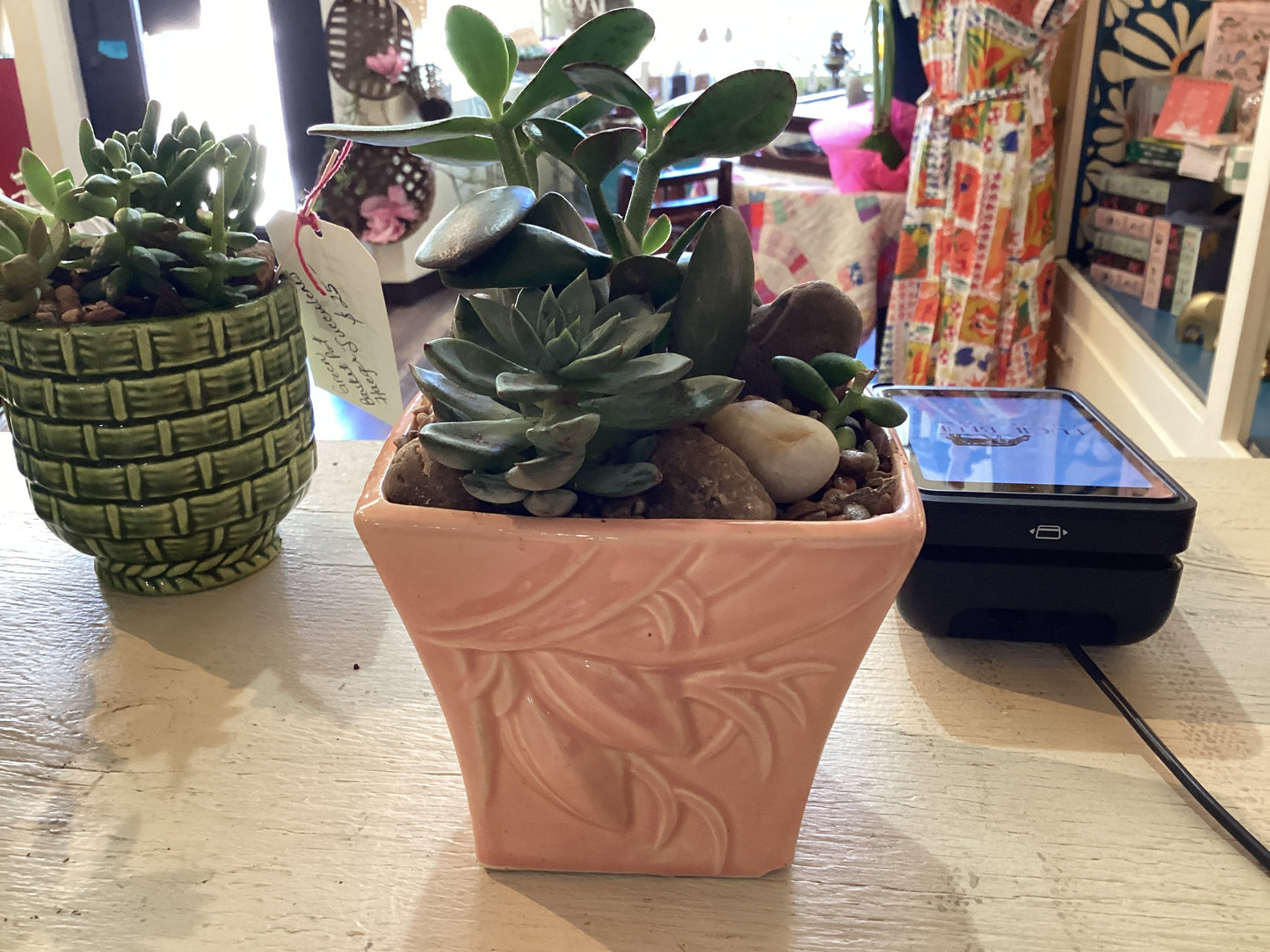McCoy Peach Succulent Pot